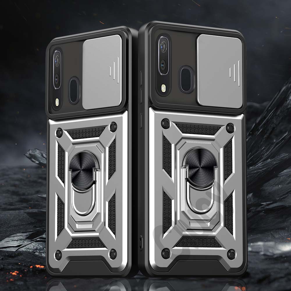 Shockproof Armor Case For Samsung Galaxy A50 A30 A20 A73 A72 A53 A33 A13 A21S A31 A32 A22 Car Magnetic Holder Ring Protect Cover
