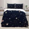 Galaxy Planet Printed Duvet Cover Bedding Set, Soft and Cozy Home Bedroom Decorative Items, Stylish and Comfortable Bedding Set