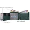 Oliver Green Leather Wallet & Pen Combo Gift Set for Men