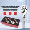 Multipurpose Ratchet Tool 72 Tooth Gear System Double Drive Heads 1/4 3/8 1/2inch For Confined Area Repairs