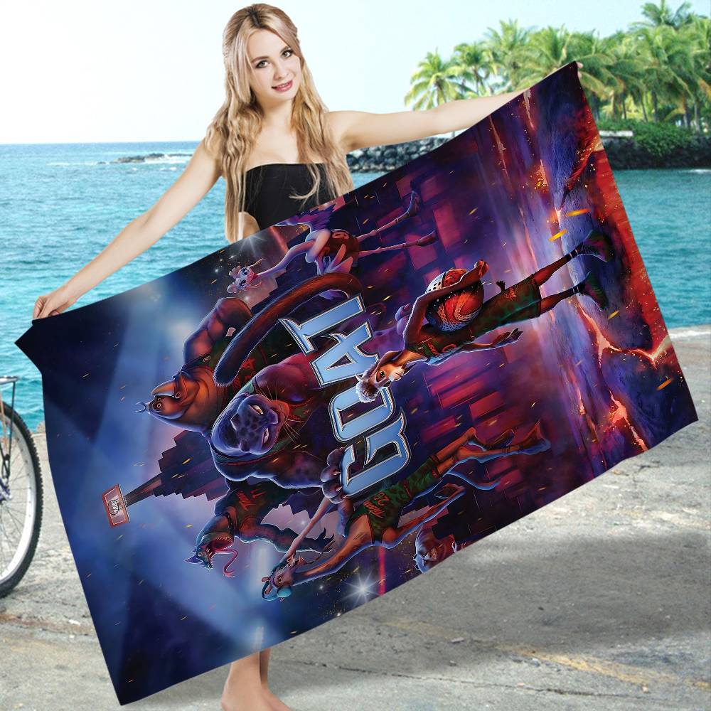 New Cartoon Anime G-Goat Beach Towel Colorful Bath Towels for Girl Microfiber Quick Dry Custom Sand Free Beach Yoga Spa Gym Pool