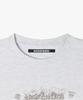 MAISON MINED Doodle Heart Long Sleeve Melange White