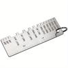 1Pc Metal Sheet Thickness Gauge Welding Gage Soldering Inspection Tools Stainless Steel Portable Welder Ruler Wire Gauge