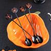 4pcs/set Stainless Steel Coffee Spoon Halloween Pumpkin Ghost Witch Spoons Decor