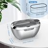 VLOXO Ultrasonic for Precious Precision and Shavers Cleaner, Compact, 750ml, Glasses, Watches, Metals, Parts, Accessories,