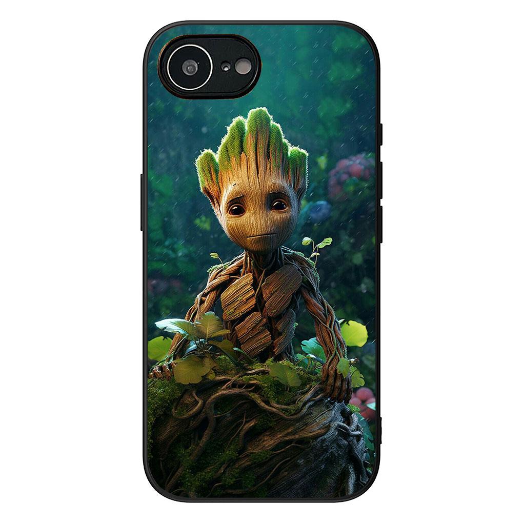 Galaksinin Koruyucuları Bebek Marvel Groot Samsung Galaxy S25 S24 S23 FE Plus Ultra S7 Kenar A16 A15 5G s25+ için Telefon Kılıfı