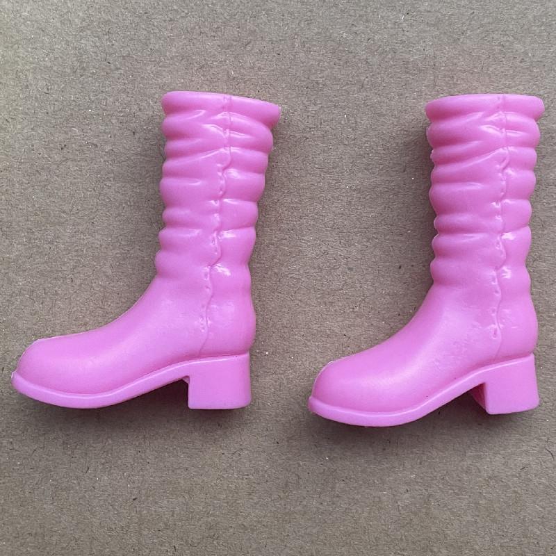 Doll Shoes High Heels Boots Slope Heel Vintage Martin Boots Slipper Fashion Shoes for 1/6 FR/PP Doll DIY Doll Parts