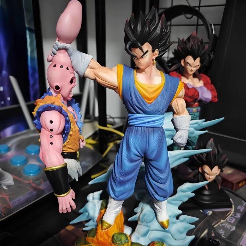 32cm Anime Dragon Ball Vegetto Vs Buu Action Figures Trendy Toy Model Pvc Static Statue Desktop Collection Ornaments Figure Gift