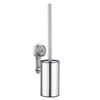 Wall-Mounted 304 Stainless Steel Toilet Brush Set for Bathroom Cleaning