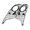 2pcs Front Bumper Fog Light Grille 5K0853665 Black Mesh Replacement for MK6 2009‑2013