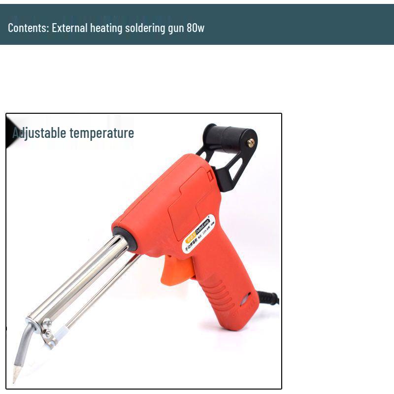 Electric Soldering Iron 60W: Internal/External Heating, Single-Handed, Semi-Automatic Solder Dispenser.