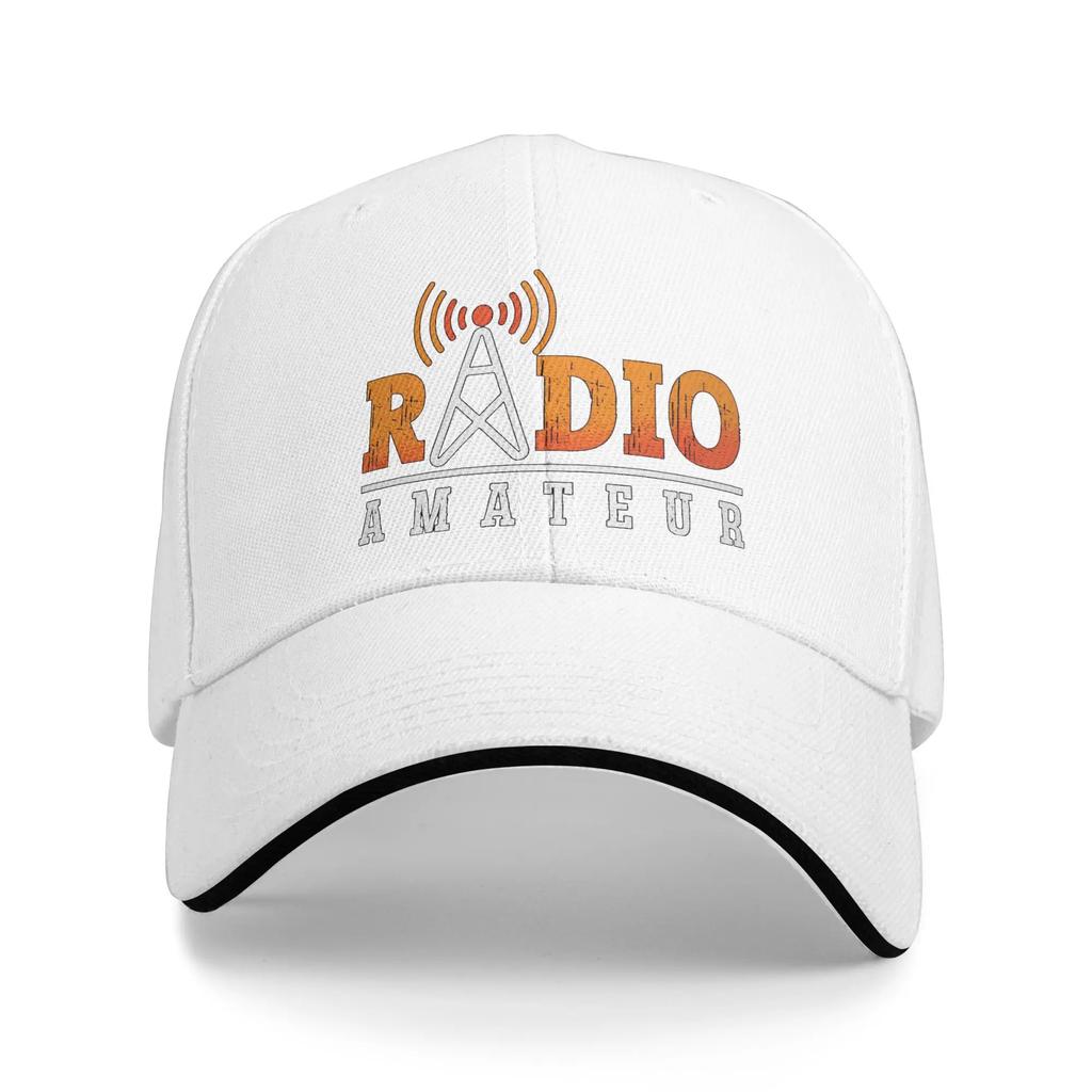 Ham Radio Amateur Loves Outfits Unisex Women Baseball Cap Antenna  Dad Hat Casual Formal Headwear Adjustable Fit Snapback Hat