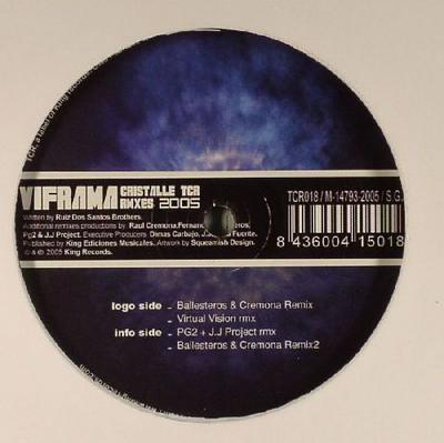 12inch Record VIFRAMA - Cristalle (TCR Remixes 2005) TCR018 Trance Corporat 2005 Spain Dance & Electronica Used