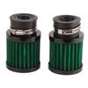2pcs Air Filter 28‑48mm High Filtration Efficiency Universal for 50cc 70cc 90cc 125cc Moped Scooter ATV Dirt Bike Black