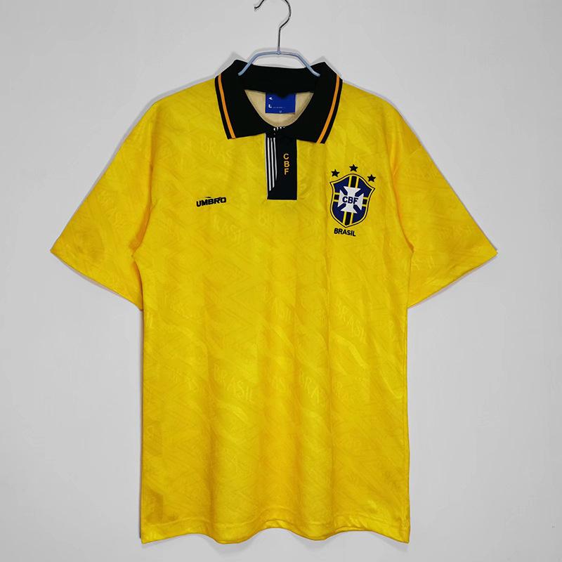 Brazilian Retro Classic Multi-Season Jersey Fan Version Short-Sleeved Home Football Jersey