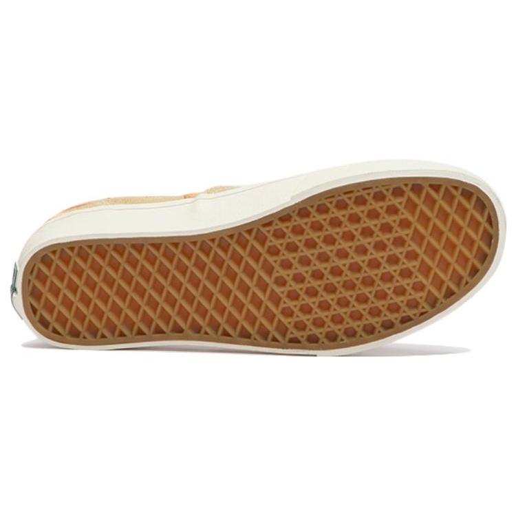 Vans Authentic Low Tops Casual Skateboarding Shoes Unisex Light Brown Embroidered 'Light Brown Red Blue' Men's VN0A5EE2AZB