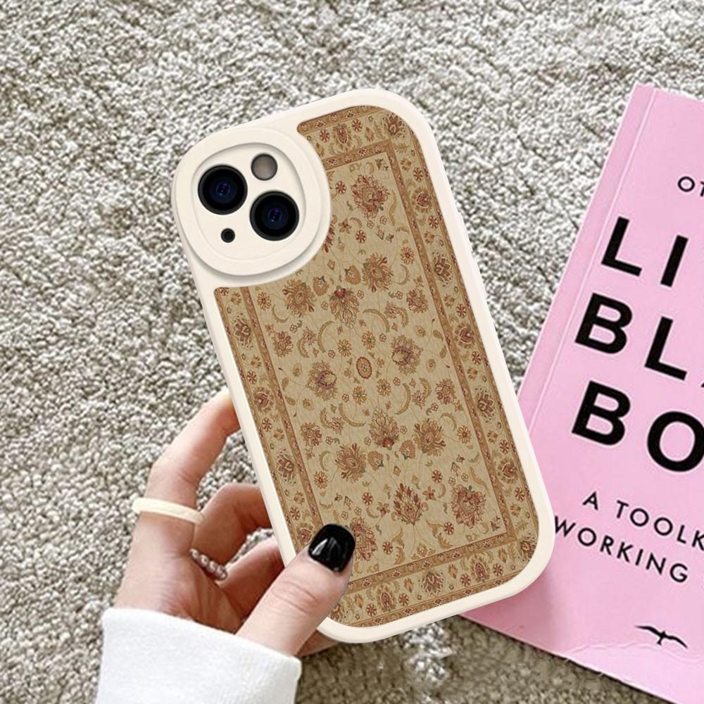 Persian Carpet Phone Case Hard Leather For iPhone 14 13 12 Mini 11 14 Pro Max Xs X Xr 7 8 Plus Fundas