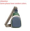 Fashion Color Stitching Cowhide Women Chest Bag Backpack Luxury Genuine Leather Multi-pocket Female Shoulder Crossbody Back Pack
