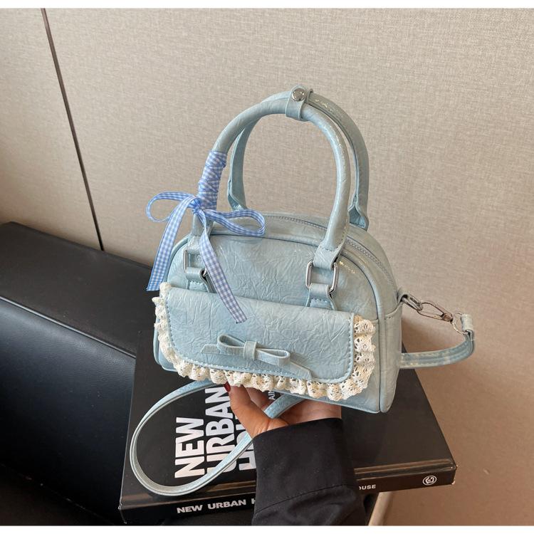 

Портативная модная сумка-подушка с бантом 2025 лето универсальная сумка через плечо премиум сумка-мессенджер сумка