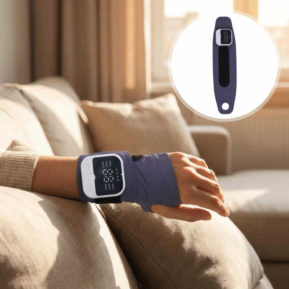 10 Modes EMS Microcurrent Massager 29 Levels Wrist Support Brace Hand Massage Protector Office Use