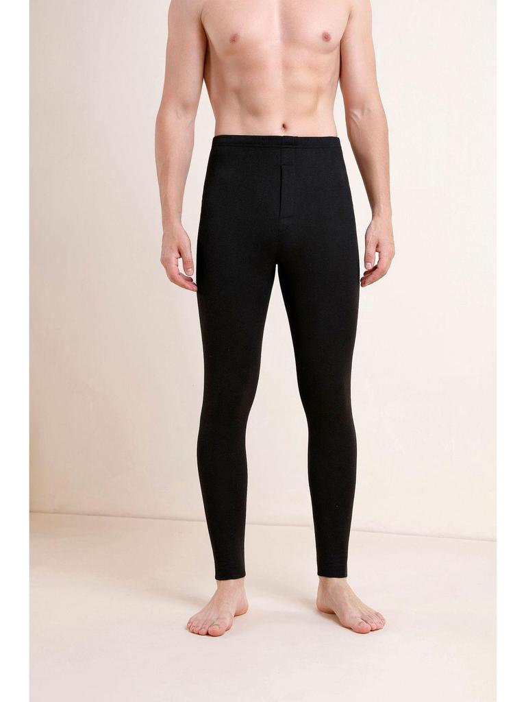 Men's Thickened Wool Silk Thermal Underwear Set for Autumn and Winter