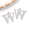 Stainless Steel Alphabet Pendant Jewelry Accessories for DIY Necklaces, Bracelets & Earrings