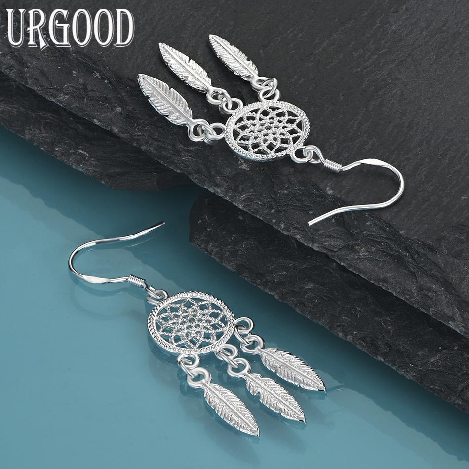 925 Sterling Silver Piercing Earrings Charm Wedding Jewelry
