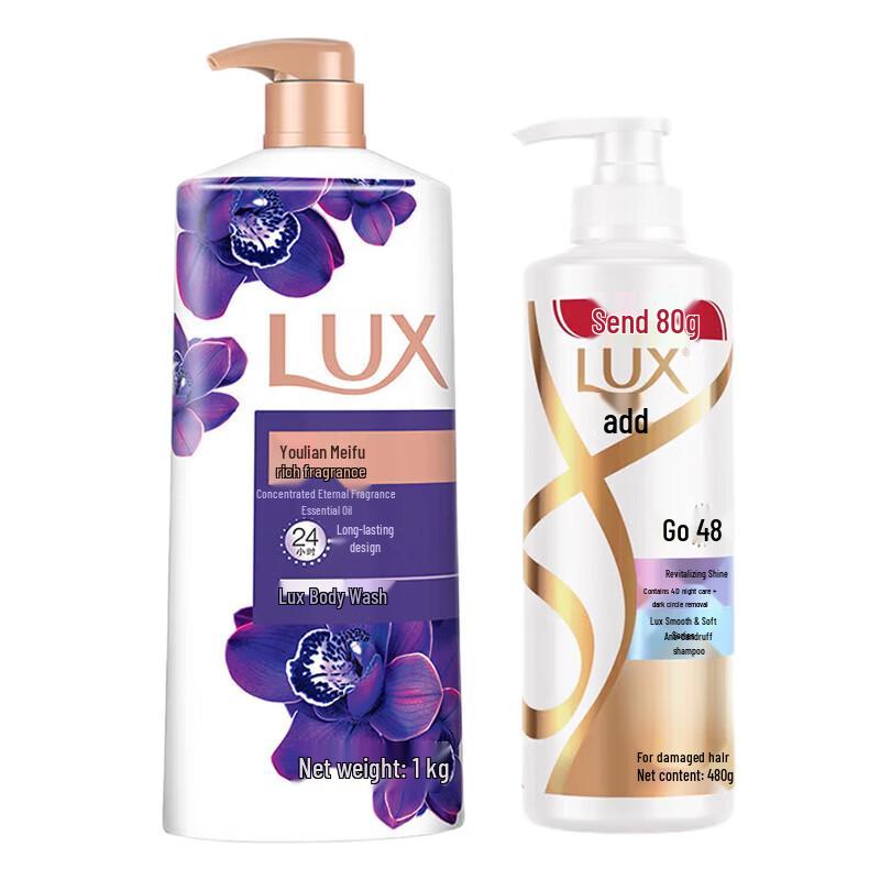 

LUX Enchanting Lotus Shower Gel & Anti-Dandruff Shampoo Set