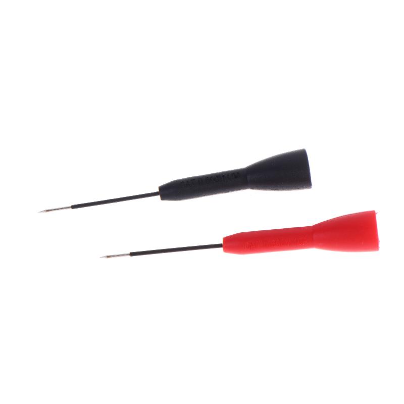 2Mm Test Lead Extension Cover Non Destructive Multimeter Probe Testing Needle For Test Lead Stainless Steel Pin