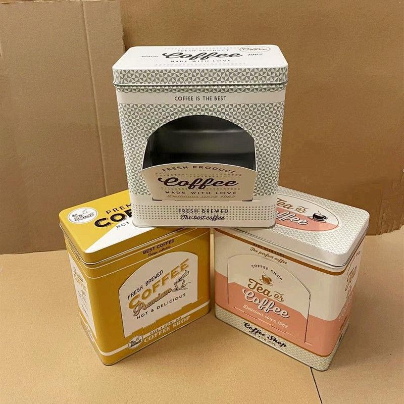 American Creative Coffee Box Candy Cookies Coffee Strip Storage Box Office Desk Decoration Home Storage Box