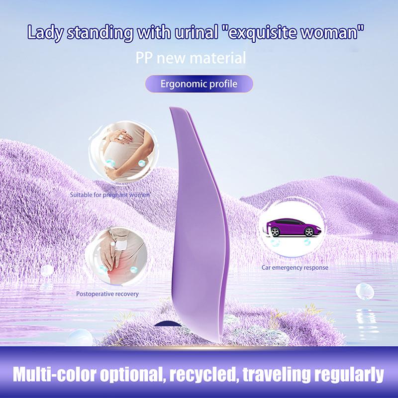 1 Pcs Portable Female Urination Device Standing Urinals For Women Outdoor Standing Pee Urinal Funnel Female Urinal Pee Funnel