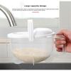 Portable Rice Strainer With Handle Rice Wash Strainer Bowl With Lid Convenient Multifunctional Kitchen Items For Grain Beans