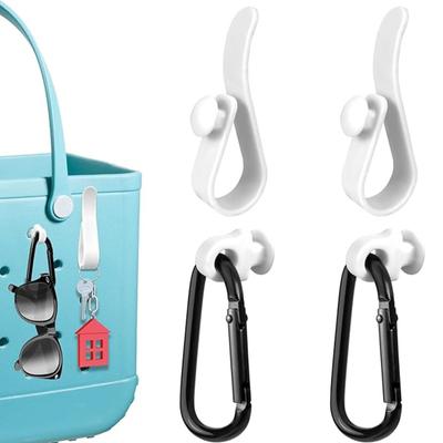 1 Set Strandtasche U-förmiger Haken Karabiner Pilzschnalle Hochleistungs-EVA Sommer Strand Tote Loch Handtasche Kleiderbügel Zubehör Kit