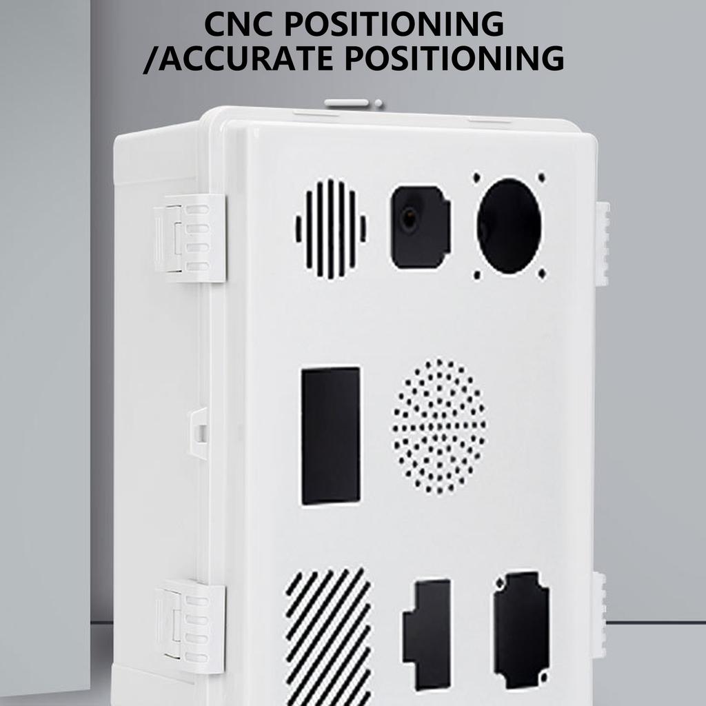 Waterproof Electrical Junction Box Plastic Project Box Enclosure Electronic Instrument Hinge Case with Mounting Plate