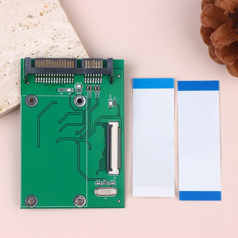 1.8 Inch 40Pin Zif/Ce Ssd Hdd Hard Disk Drive Adapter Card To 7+15 22 Pin Sata Drive Adapter Converter Board Card