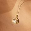 S925 Sterling Silver Freshwater Pearl Necklace with Diamond Accents - Elegant European and American Style Clavicle Chain for Women