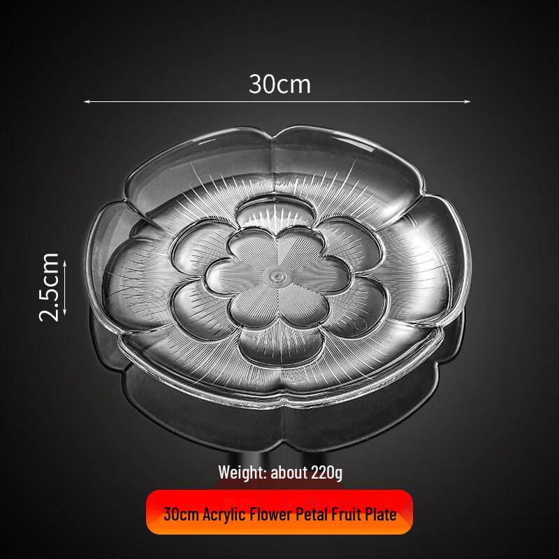 Jingbaodi Commercial Acrylic Fruit & Snack Serving Plates