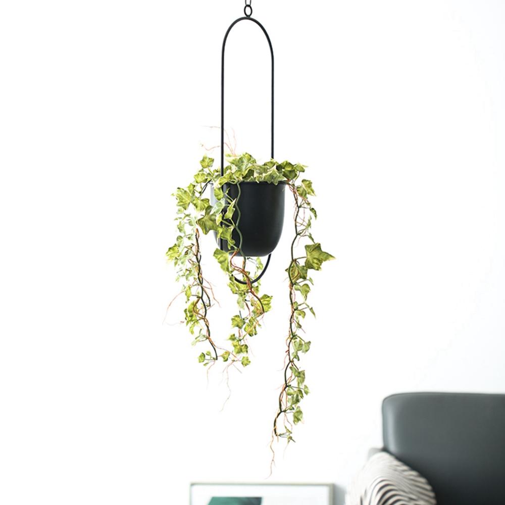 Dekorativer Garten Moderne Hausdekoration Metall Schwingender Blumentopf Pflanztopf Hängekorb Pflanzgefäß