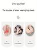 1pair Women's Half Size Shoe Inserts, Anti-Slip Breathable Sweat-Absorbing Foot Pads
