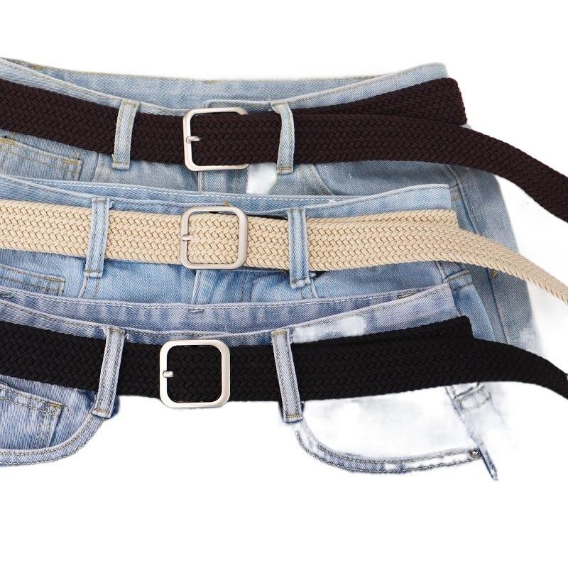 Stylish Canvas Woven Waist Belt For Women Featuring Versatile And Design Chic