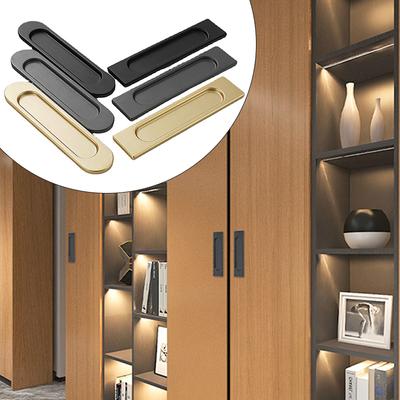 1PC Auxiliary Knobs Creative Glass Cabinets High Quality Punch-Free Fashion Kitchen Multi-Purpose Sliding Door Handle