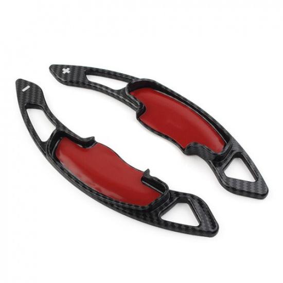 Carbon Fiber Steering Wheel Paddle Shifter Extension For Honda Accord Civic CR-V