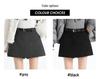 Women's High-Waist Sequin Wool-Blend A-Line Skort: Autumn/Winter 2025 Slimming Side-Slit Hip-Hugging Fashion