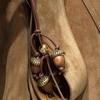 Cowhide Acorn Tomato String Bag Charm Exquisite Pendant Woman All-match Cute Backpack Pendant Bag Accessories