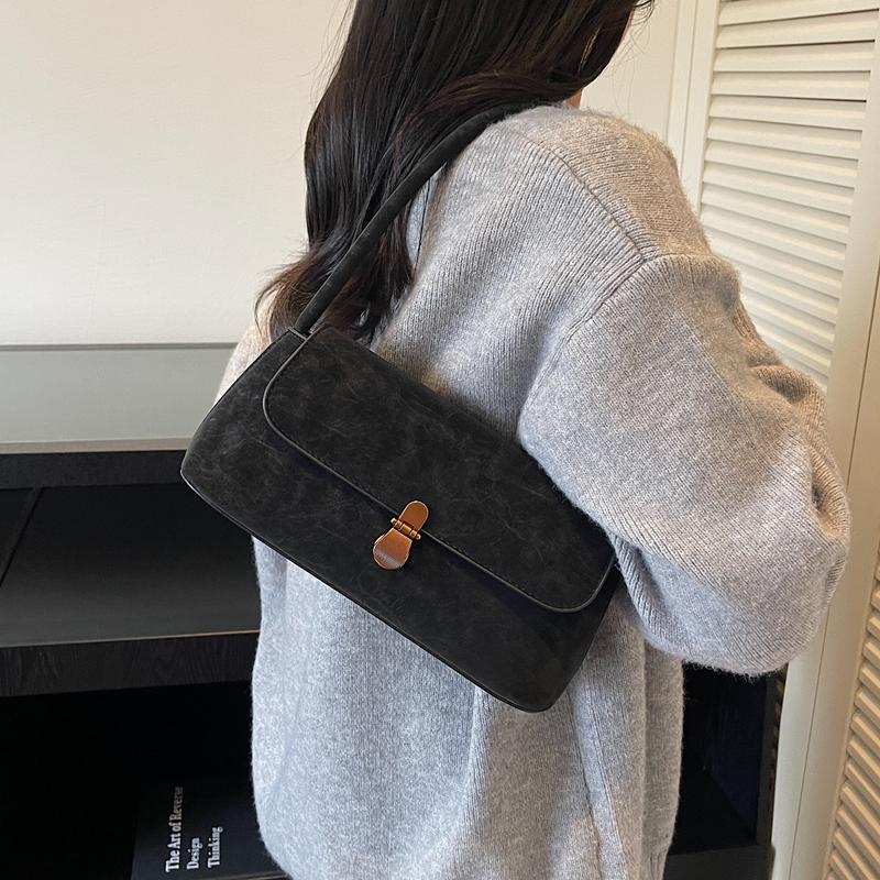 Luxury Brand Crossbody Bags for Women Fashion Design Underarm Woman Shoulder Bag Female Handbag and Purses Solid Color