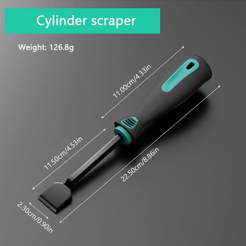 

SEAMETAL 1 шт. Автомобильный скребок для прокладок Удаление ржавчины, остатков и накипи Лезвие Инструмент для чистки цилиндров автомобиля Ручка с удлиненным захватом S