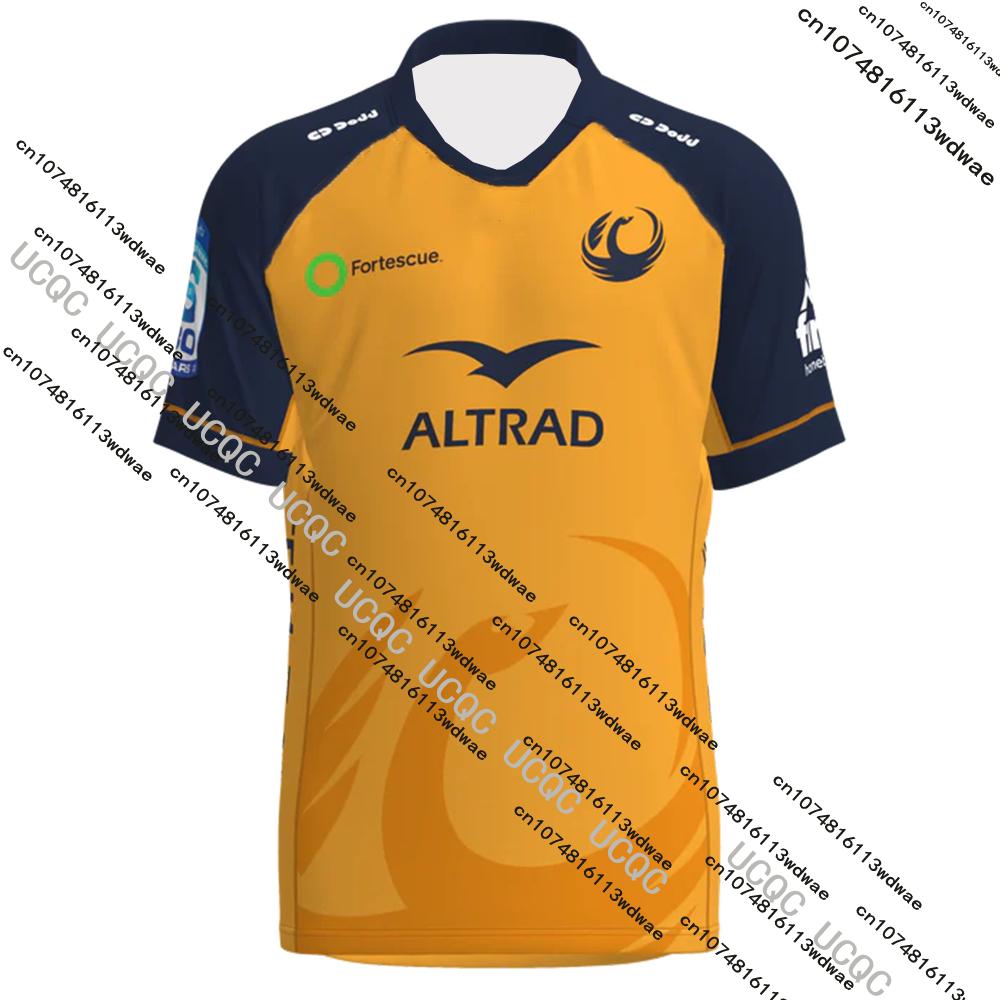 MDHAO xin nan zhuang  3D txu Pacific Super Rugby Australi&euml; 2026 Nieuw Rugby Laatste Jersey Westernforce 3D Print Sneldrogende T-shirts Heren Sport Trainingsshirts L