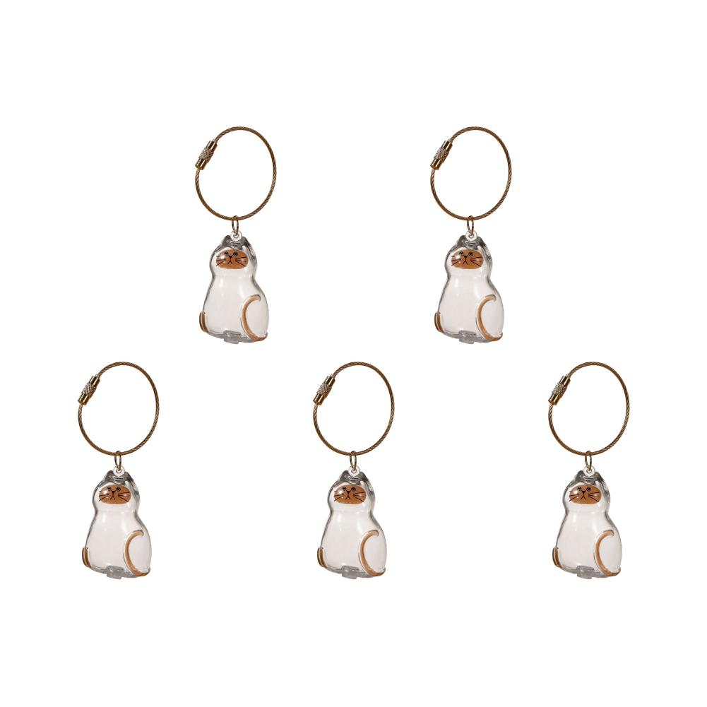 Cat Keychain Pendant Cat Hair Storage Box Pet Fur Keepsake Capsule Pet Hair Bag Backpack Hanging Pet Hair Souvenirs DIY Crafts