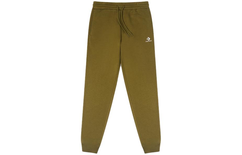 Converse Knitted Sweatpants Unisex Olive Moderate Cuffed Pants 10024521-A20 L