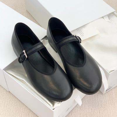 2024 Lato Nowa Marka Damskie Płaskie Buty Modne Kwadratowy Nosek Płaskie Buty Mary Jane Miękkie Codzienne Buty Baleriny Buty Slingback Czarne